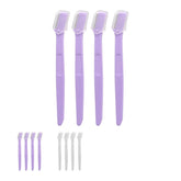 Eyebrow Razors (4 pcs)(Anti-slip)